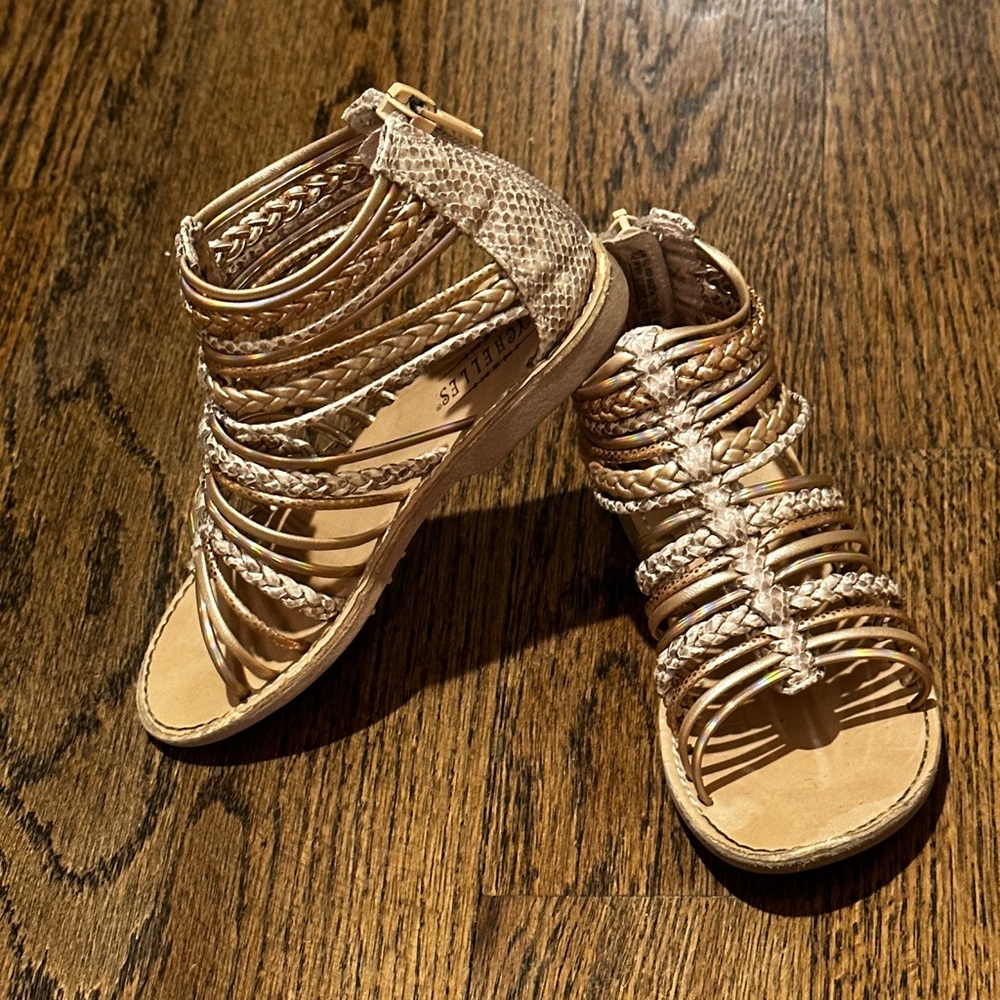 Little Girl Gold Sandals *